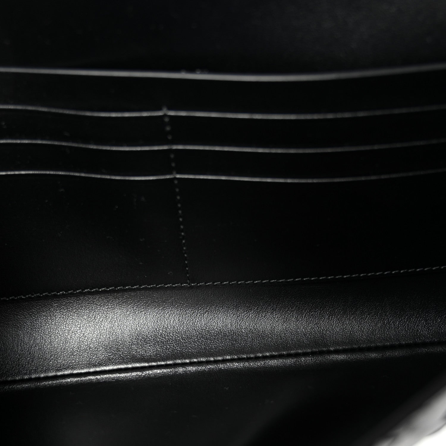 Nappa Intrecciato Long Andiamo Top Handle Clutch Black