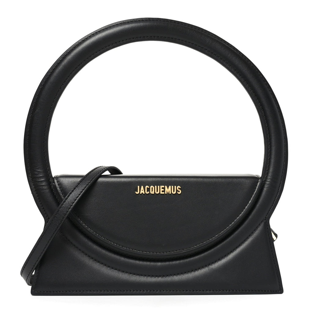 Smooth Calfskin Le Sac Rond Black