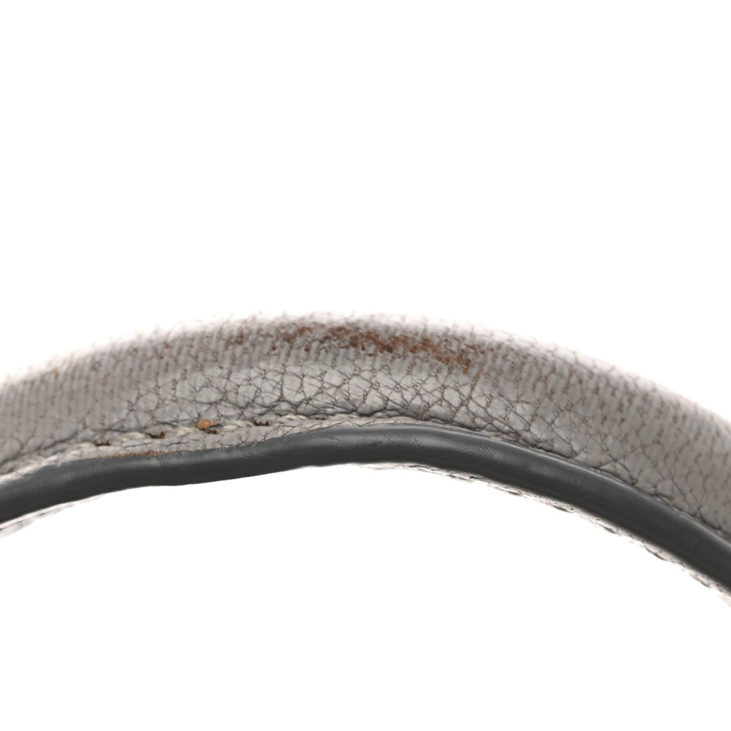 Sugar Goatskin Mini Antigona Pearl Grey