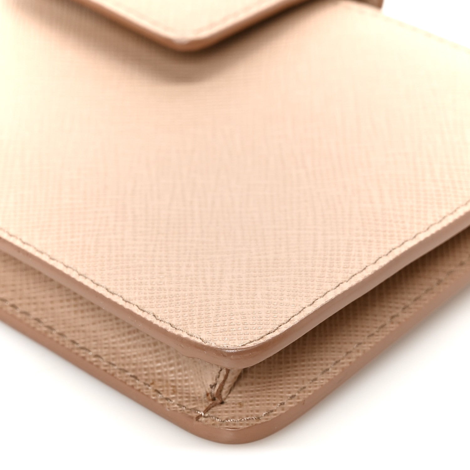 Saffiano Metal Phone Wristlet Crossbody Wallet Cammeo