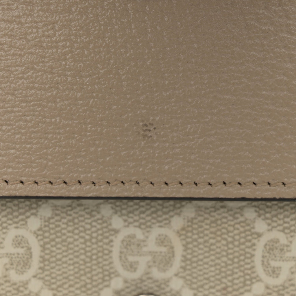 GG Supreme Monogram Mini Dionysus Top Handle Bag Beige Mystic White Oatmeal