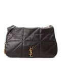 Lambskin Matelasse Monogram Large Jamie 4.3 Dark Sweet Chocolate