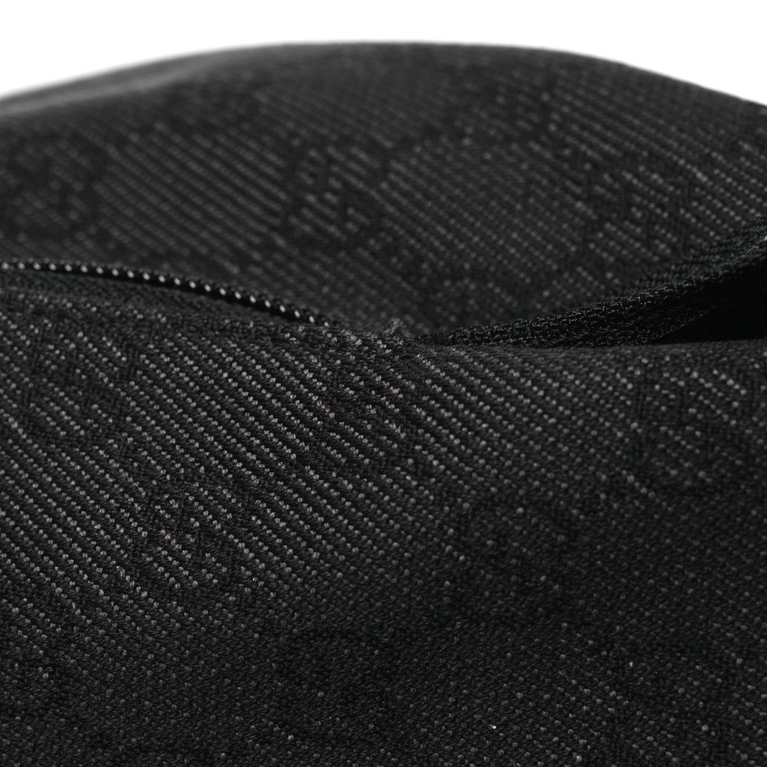 Denim Monogram Medium Backpack Black