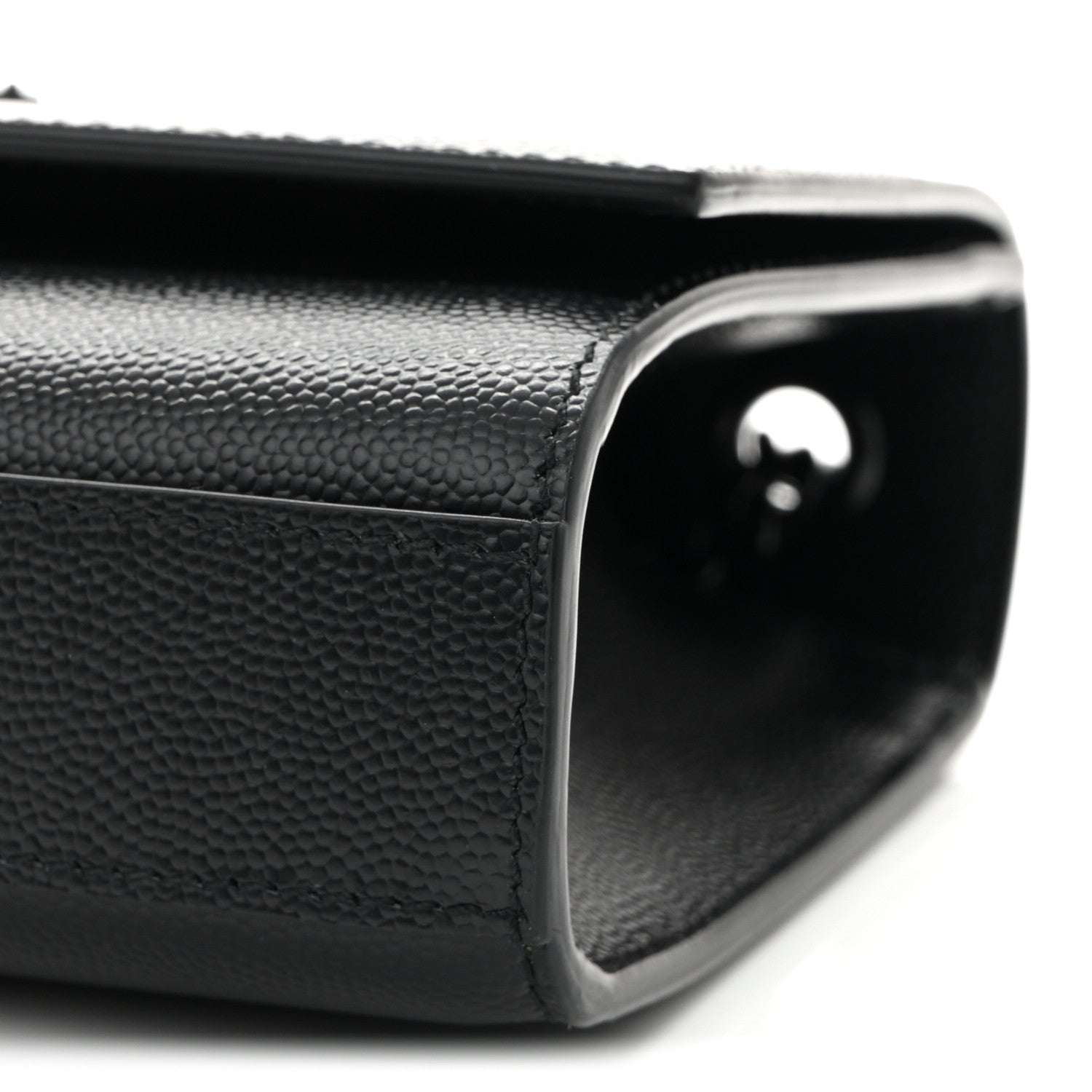 Grain De Poudre Small Monogram Monochrome Kate Satchel Black