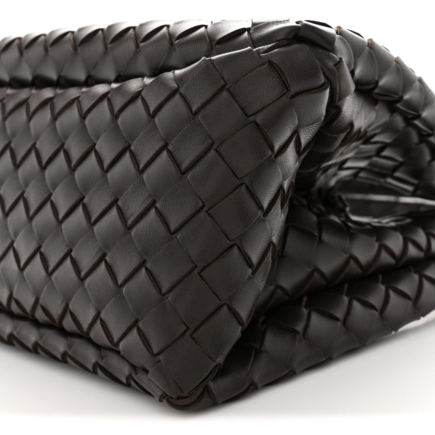 Nappa Intrecciato Small Campana Shoulder Bag Fondant