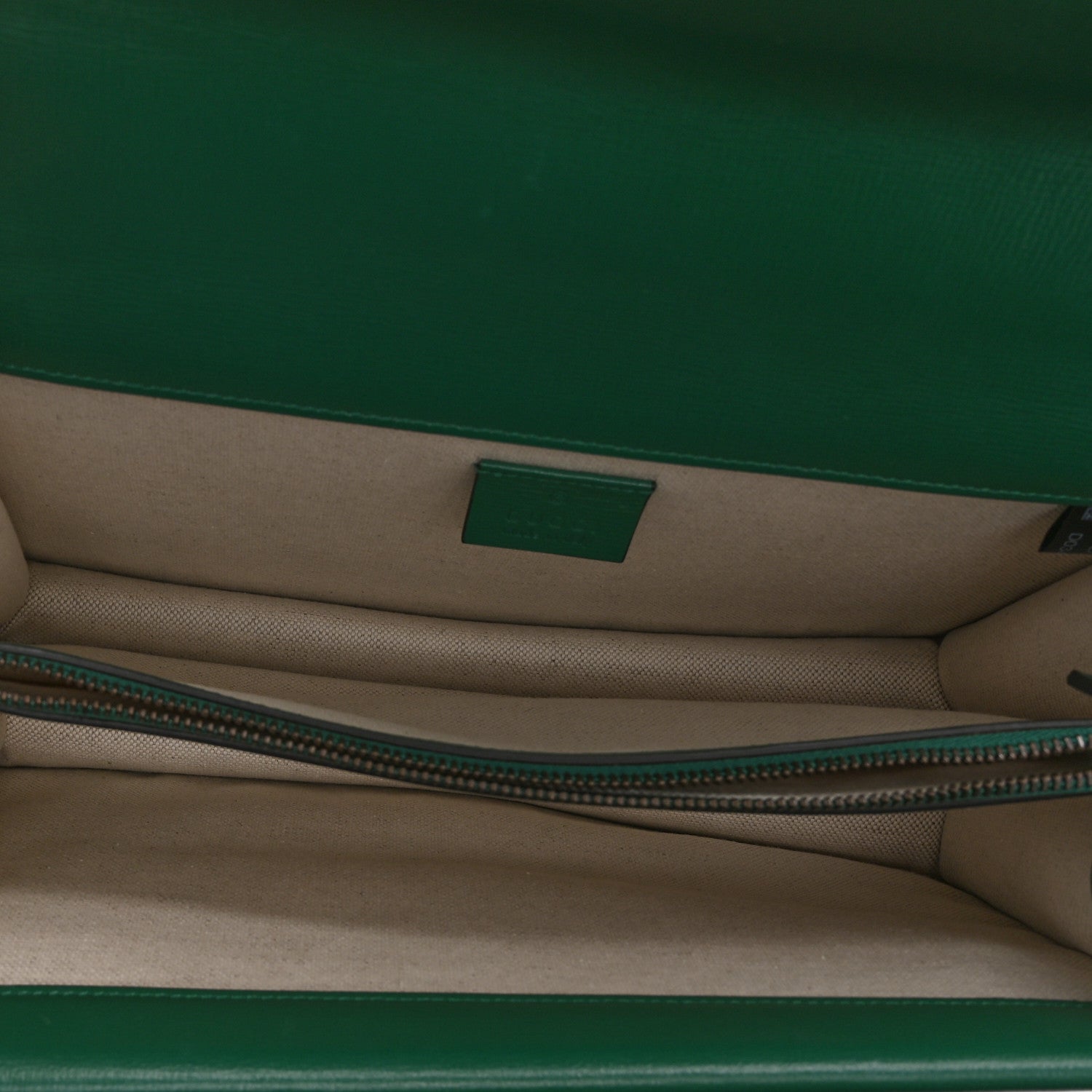 Azalea Calfskin Enamel Small Dionysus Shoulder Bag New Shamarock Emerald Off White