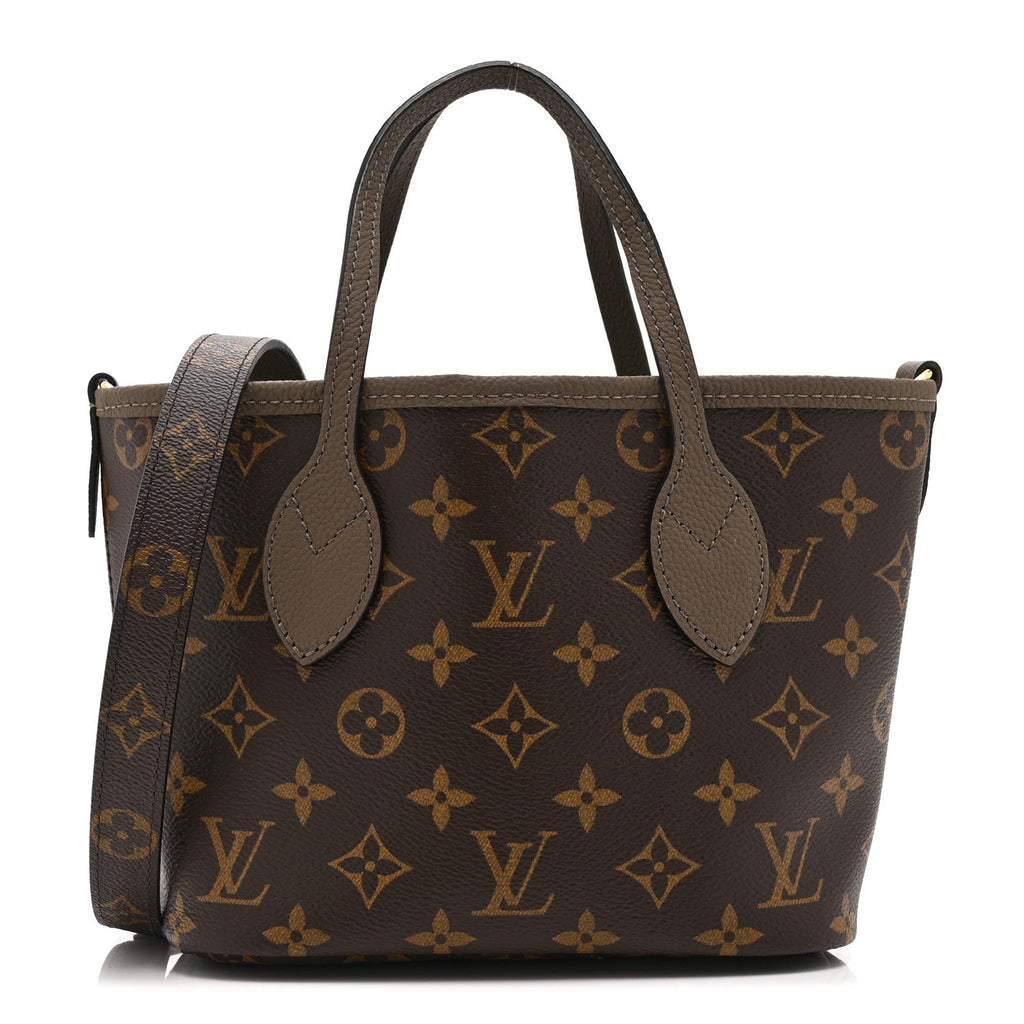 Monogram Neverfull Inside Out Bandouliere BB Dark Fango