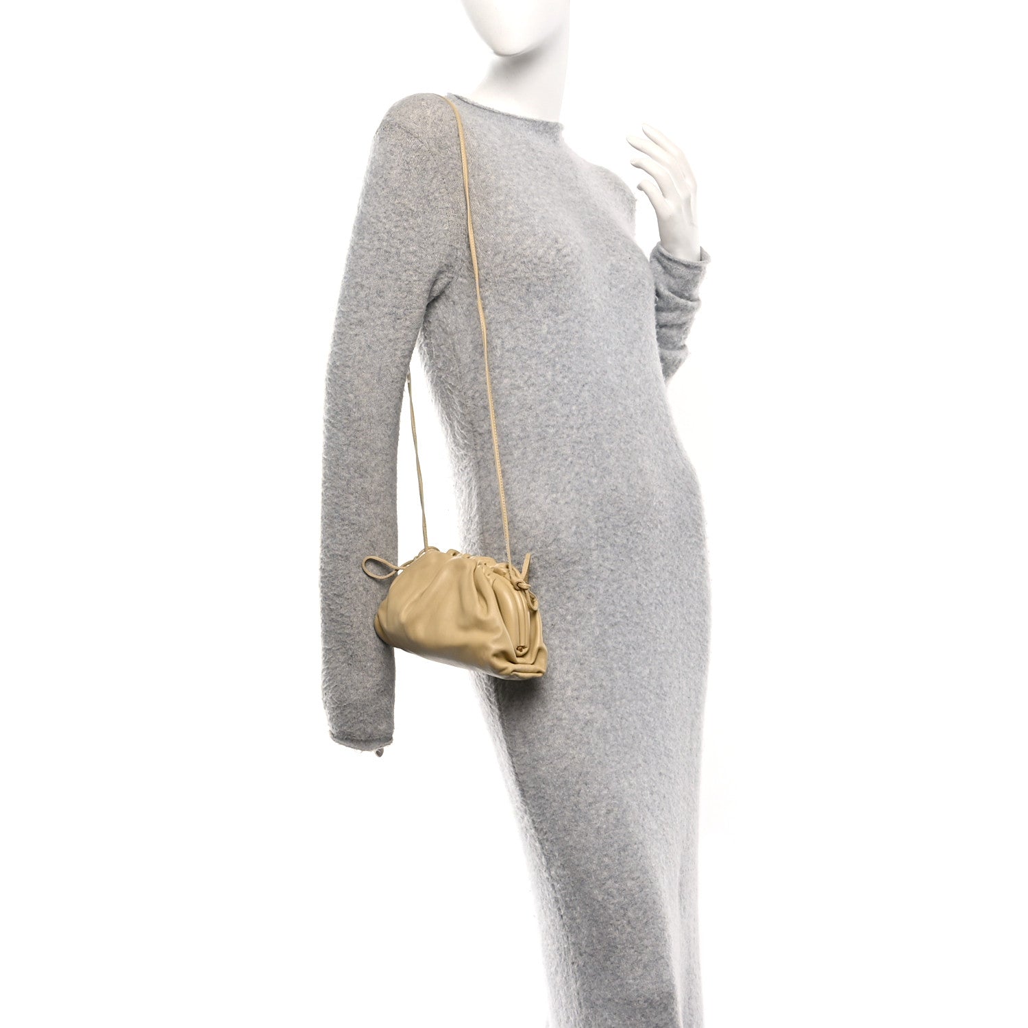 Butter Calfskin The Mini Pouch Almond