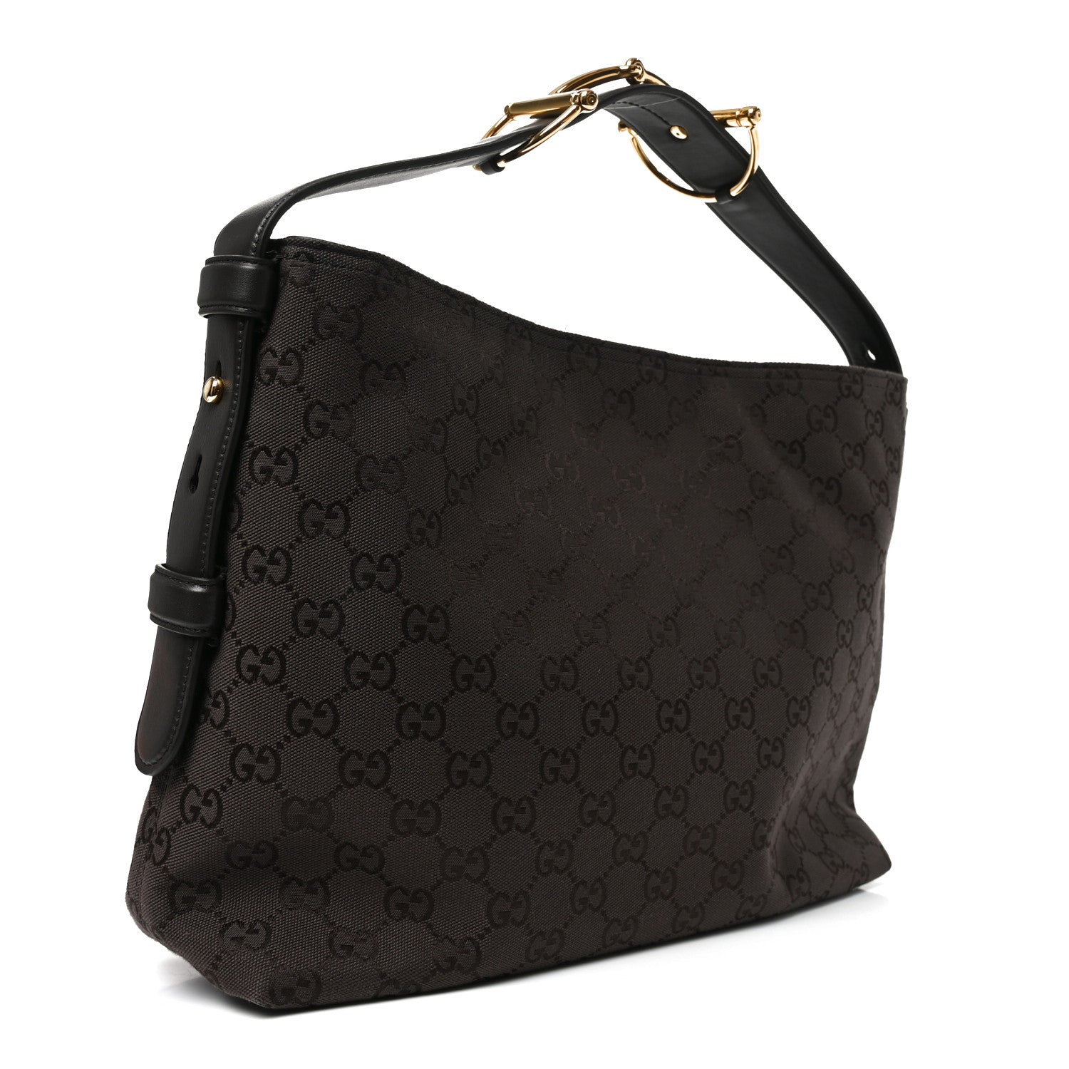 GG Supreme Monogram Medium Beatrix Tote Dark Brown