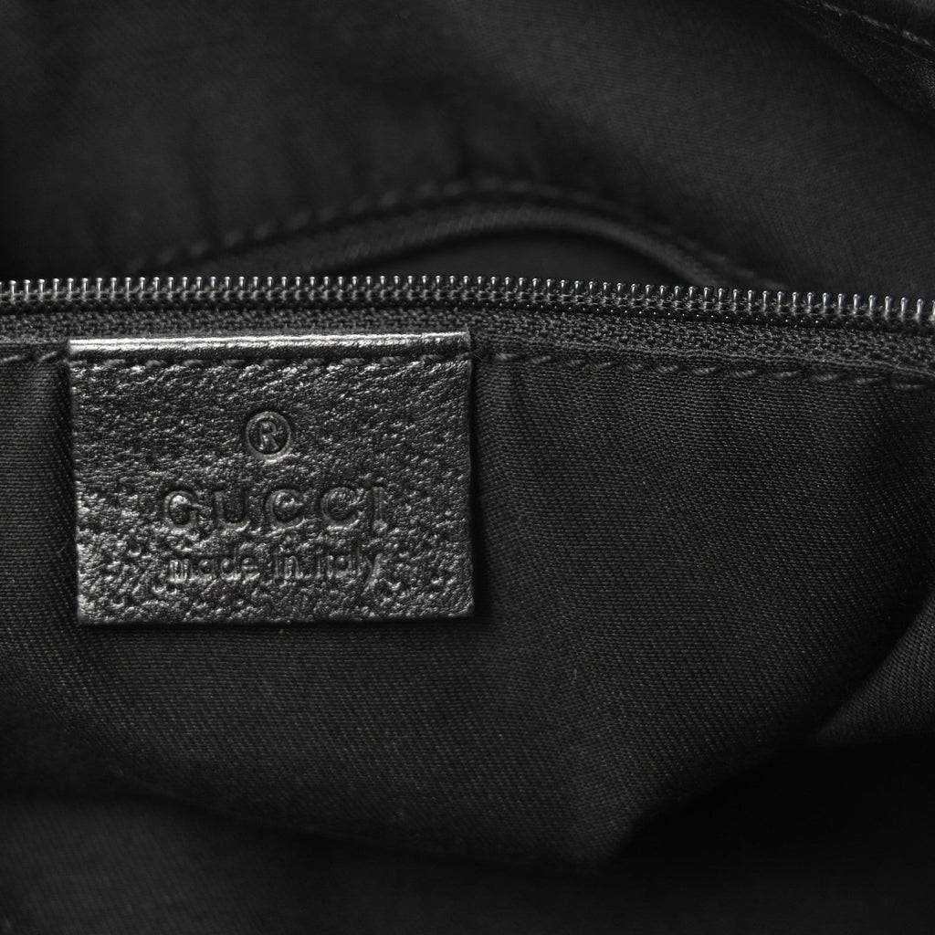 Monogram Medium Abbey Shoulder Bag Black