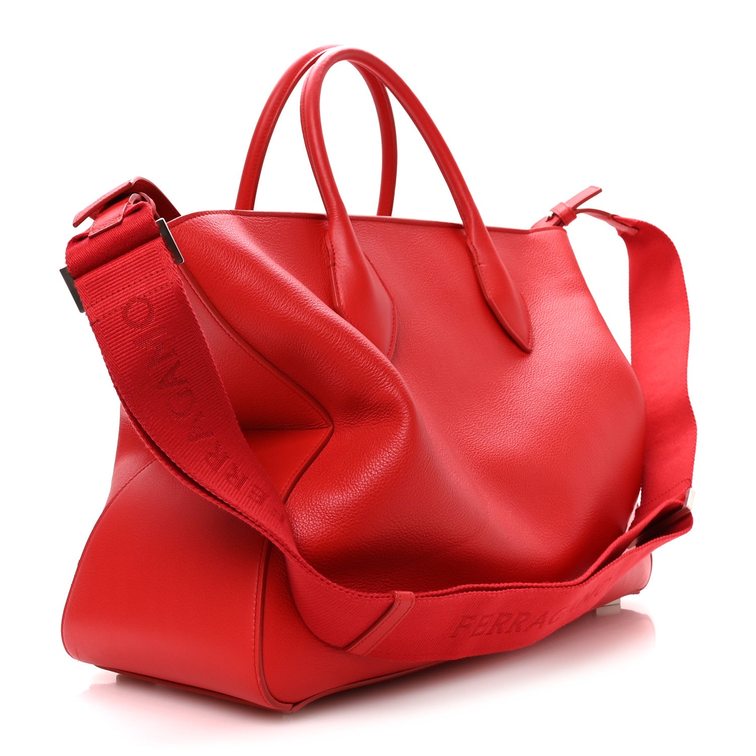 Calfskin Large Star Tote Terracotta