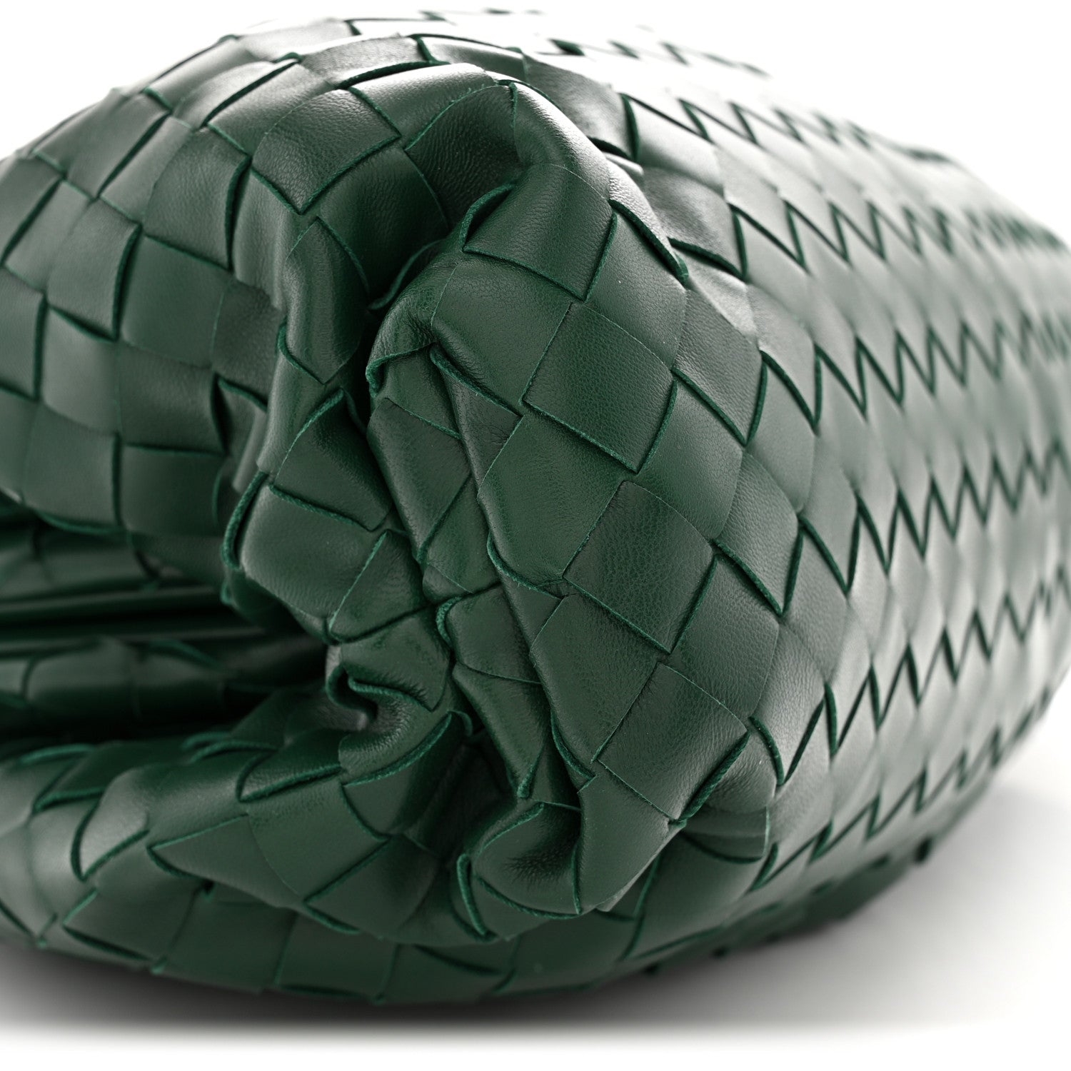Nappa Maxi Intrecciato The Pouch Oversized Clutch Raintree