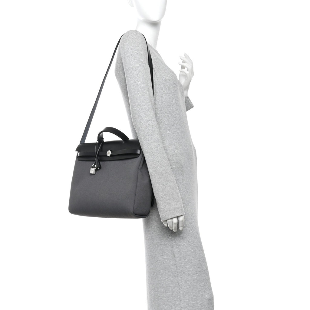 Military Toile Vache Hunter Herbag Messenger 39 Gris Fumee Black