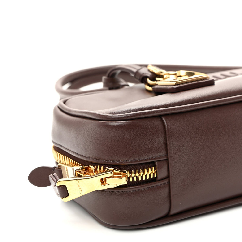 Nappa Small Beau Top Handle Bag Briarwood