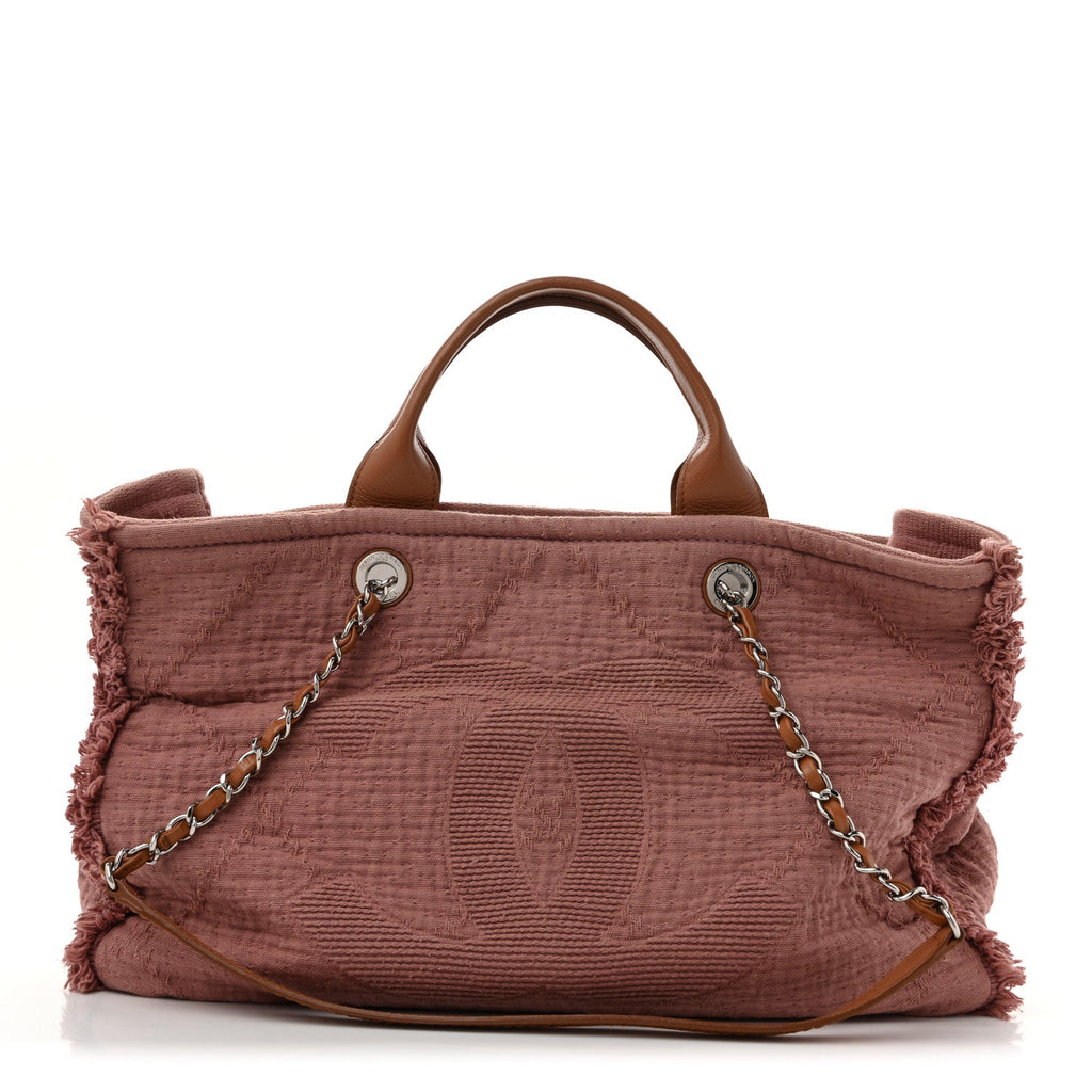 Canvas Large Double Face Tote Pink