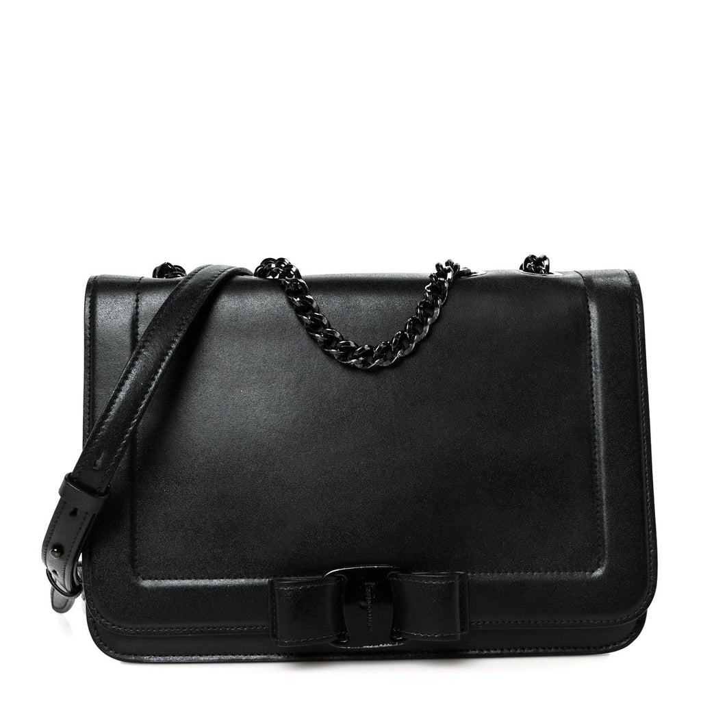 Smooth Calfskin Vara Rainbow Crossbody Bag Bonbon
