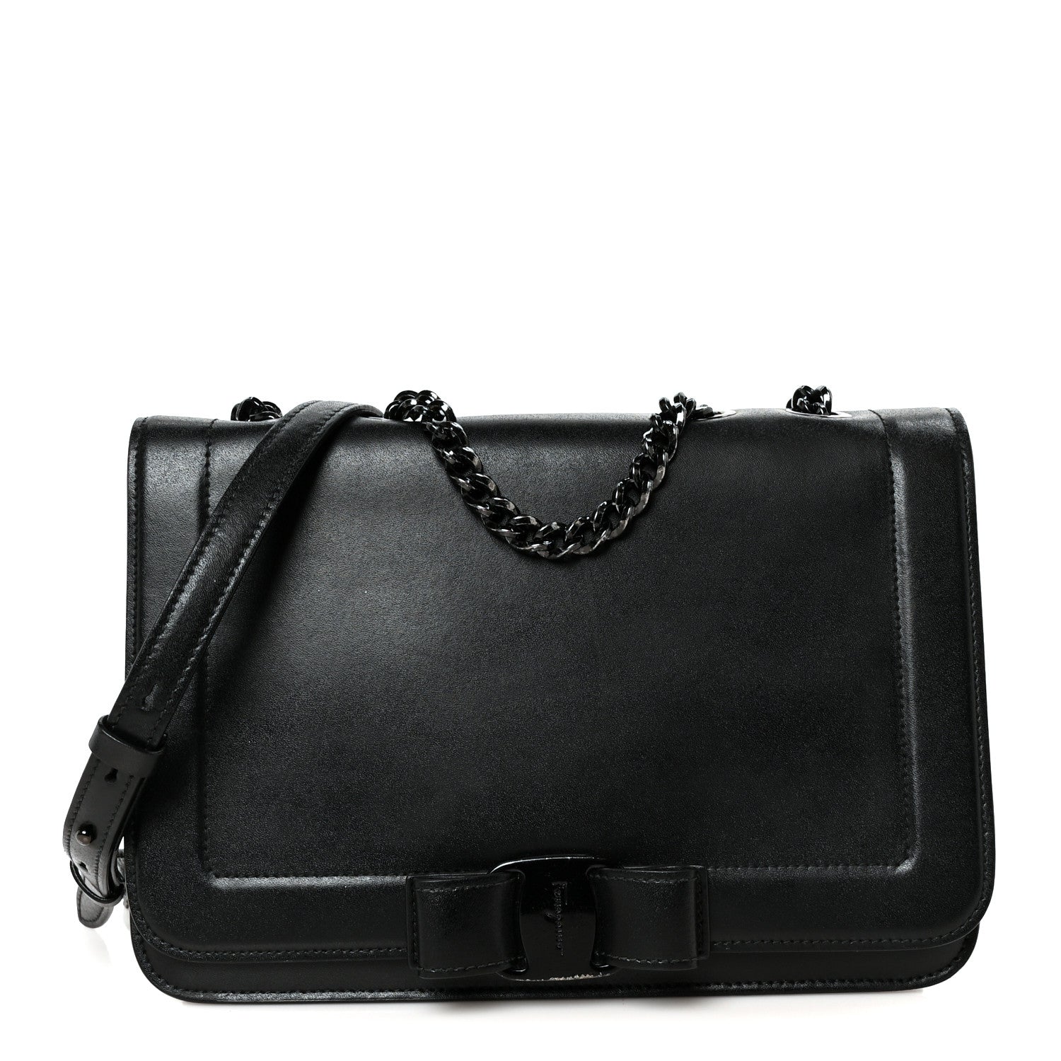Smooth Calfskin Vara Rainbow Crossbody Bag Bonbon