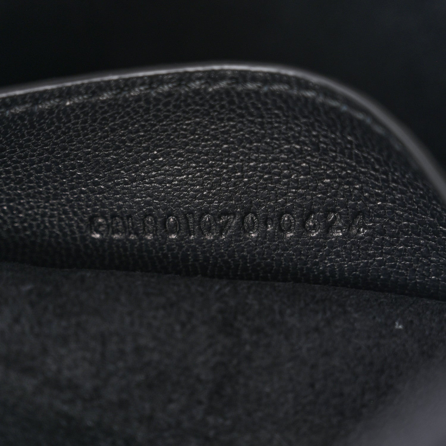Lambskin Pochon Shoulder Bag Black