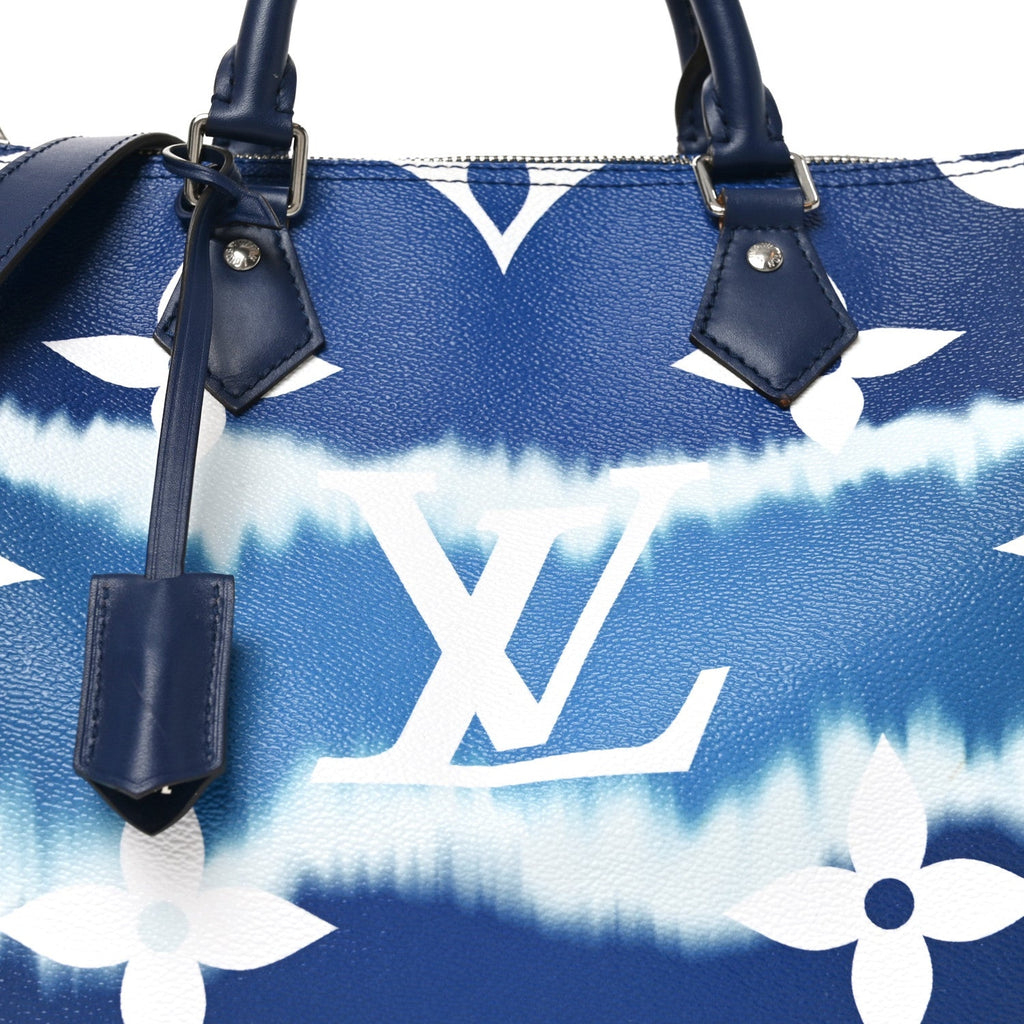 Monogram Escale Speedy Bandouliere 30 Blue