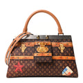 Calfskin Transformed Monogram Time Trunk Crown Frame Bag