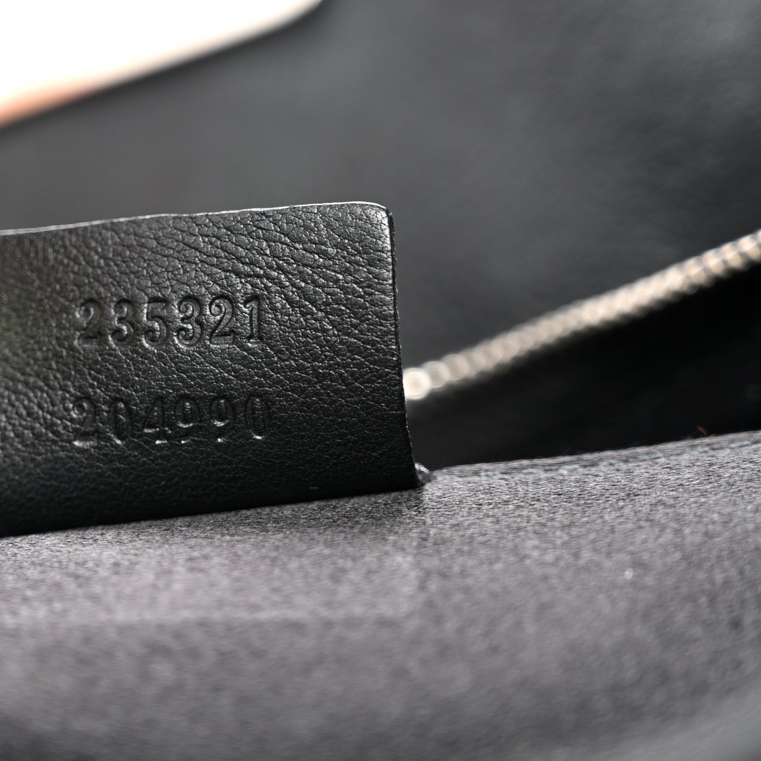 Calfskin Bamboo Croisette Clutch Black
