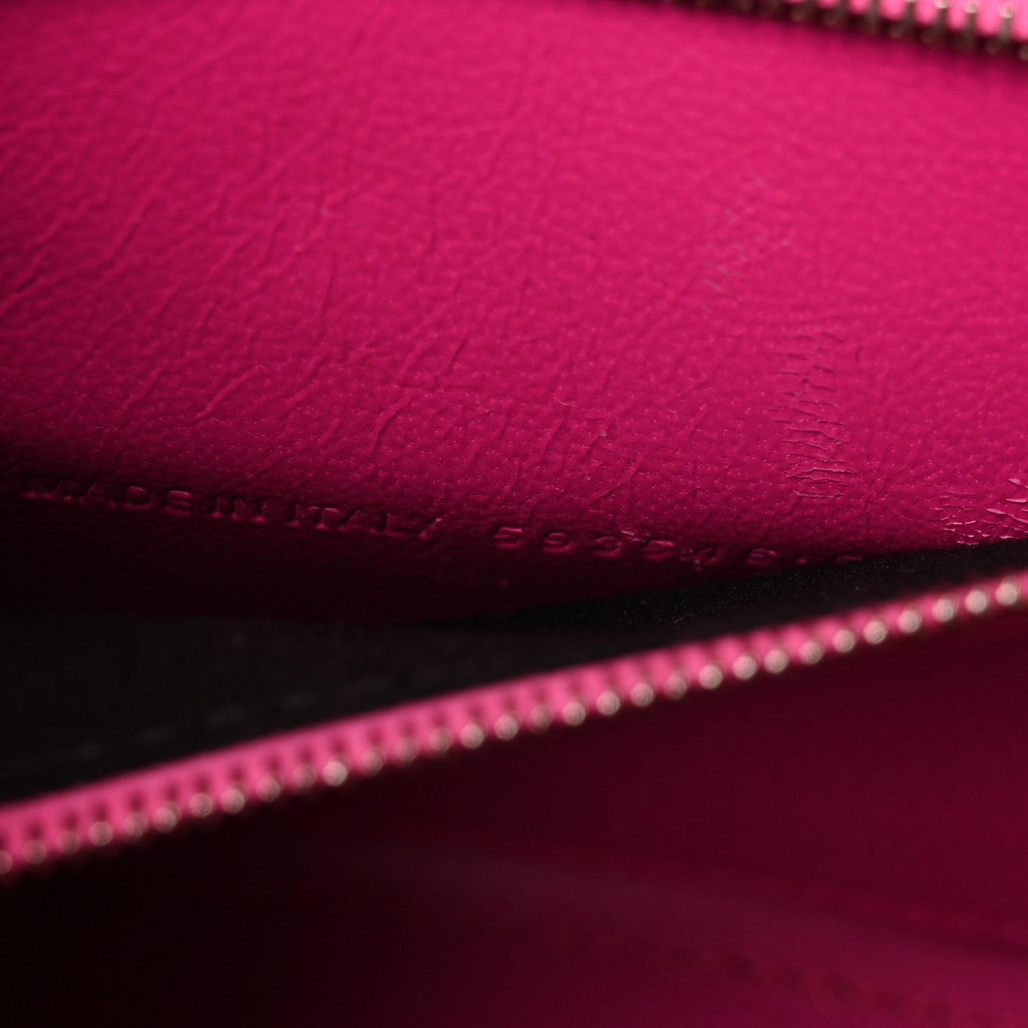 Shiny Box Calfskin Small Hourglass Top Handle Bag Acid Fuchsia