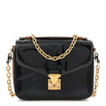 Shiny Epi Monogram Pochette Metis Mini Marine