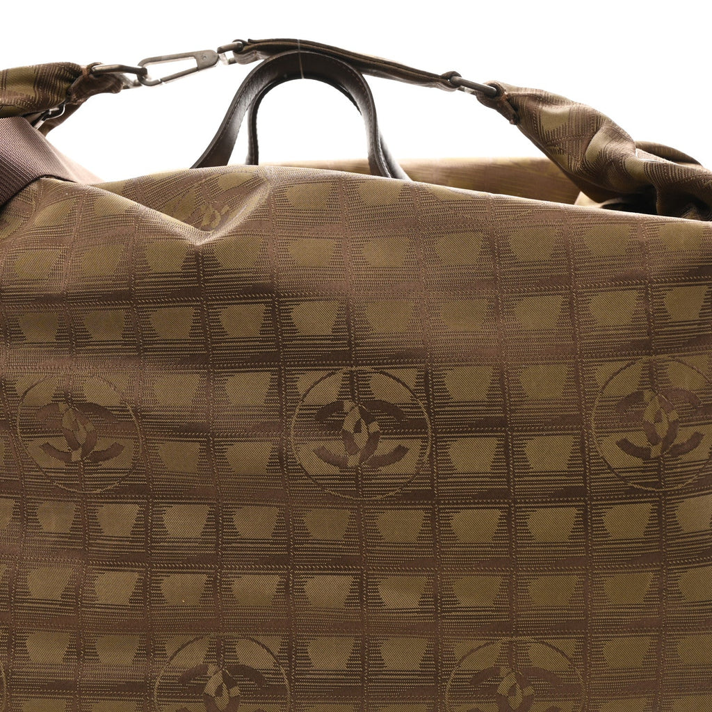 Nylon Travel Duffle Brown