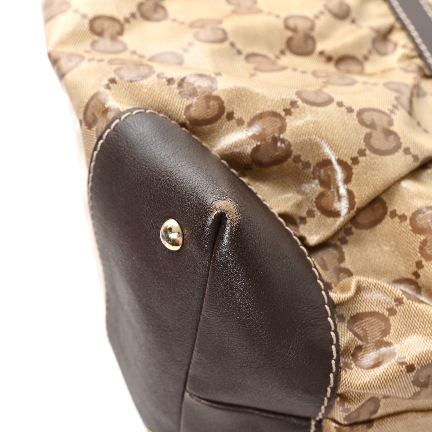 Crystal Monogram Mix Dark Brown