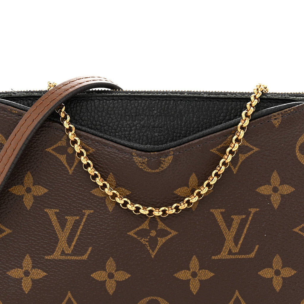 Monogram Pallas Clutch Black