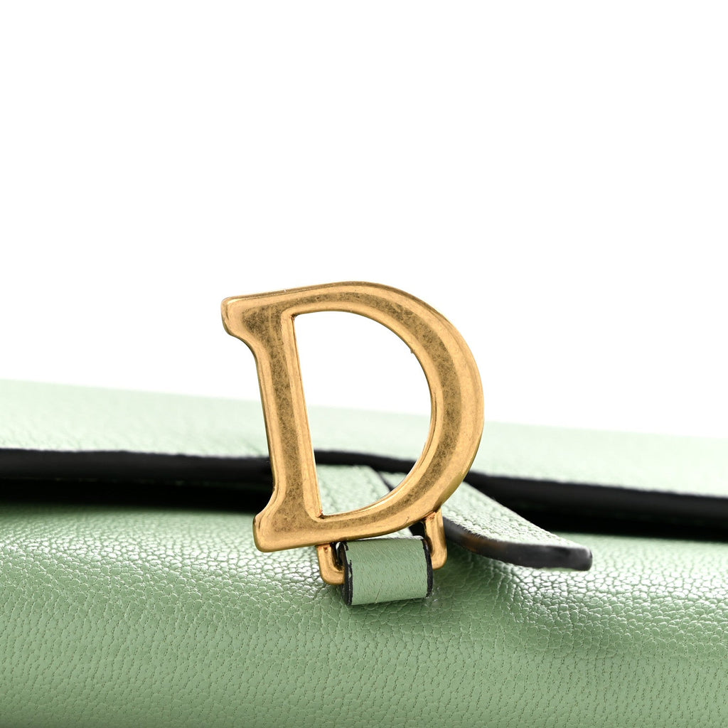 Goatskin Saddle Long Wallet Queen Mint