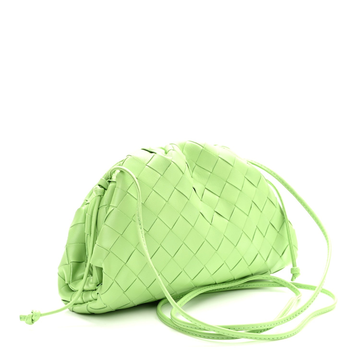Nappa Intrecciato The Mini Pouch Pistachio