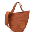 Raffia Mini Slit Tote Bag Honey Gold