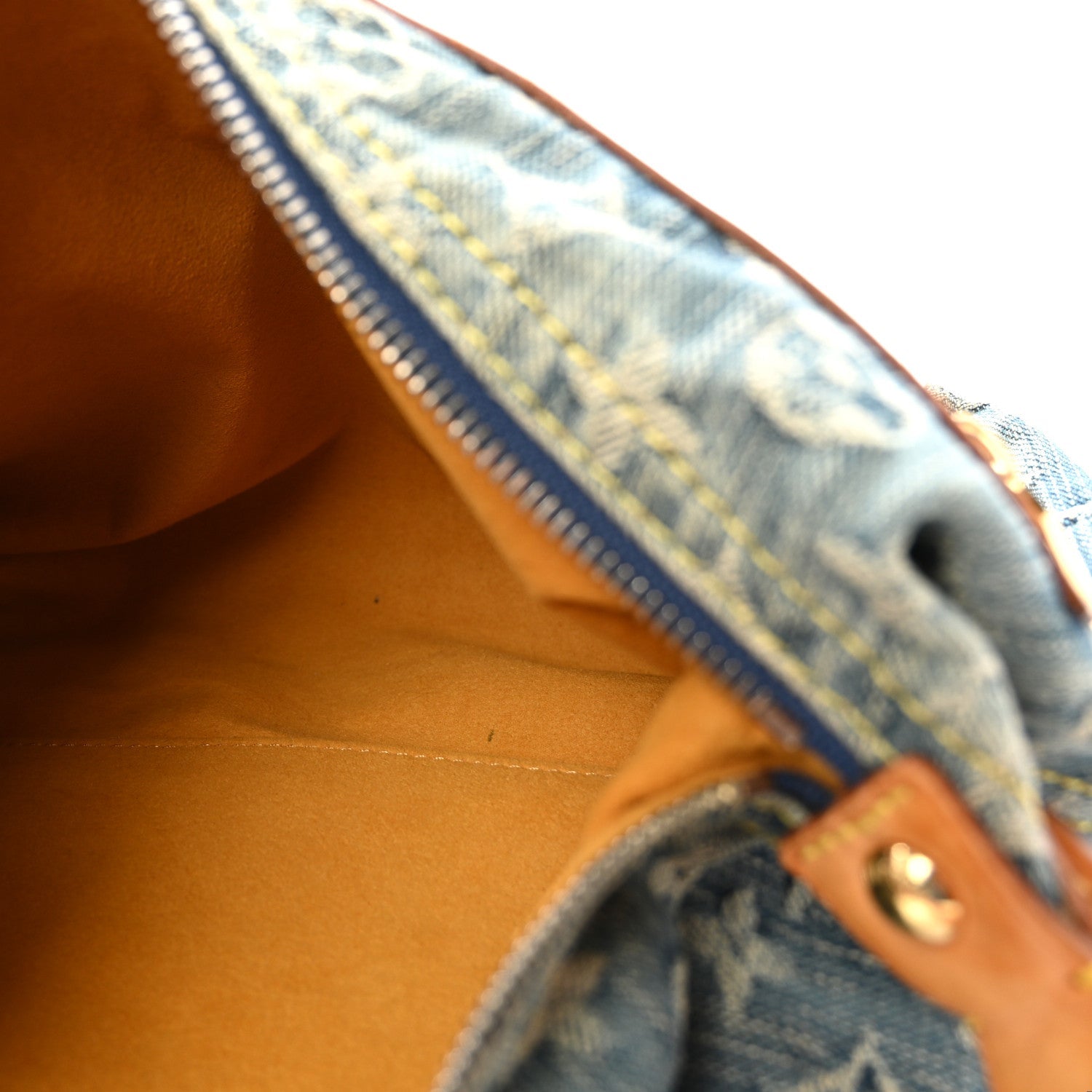 Monogram Denim Baggy PM Blue