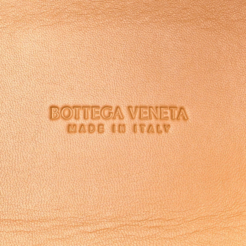 Nappa Maxi Intrecciato Small Arco Tote Caramel
