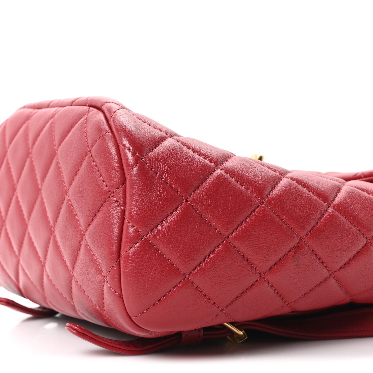 Lambskin Quilted Mini Urban Spirit Backpack Red