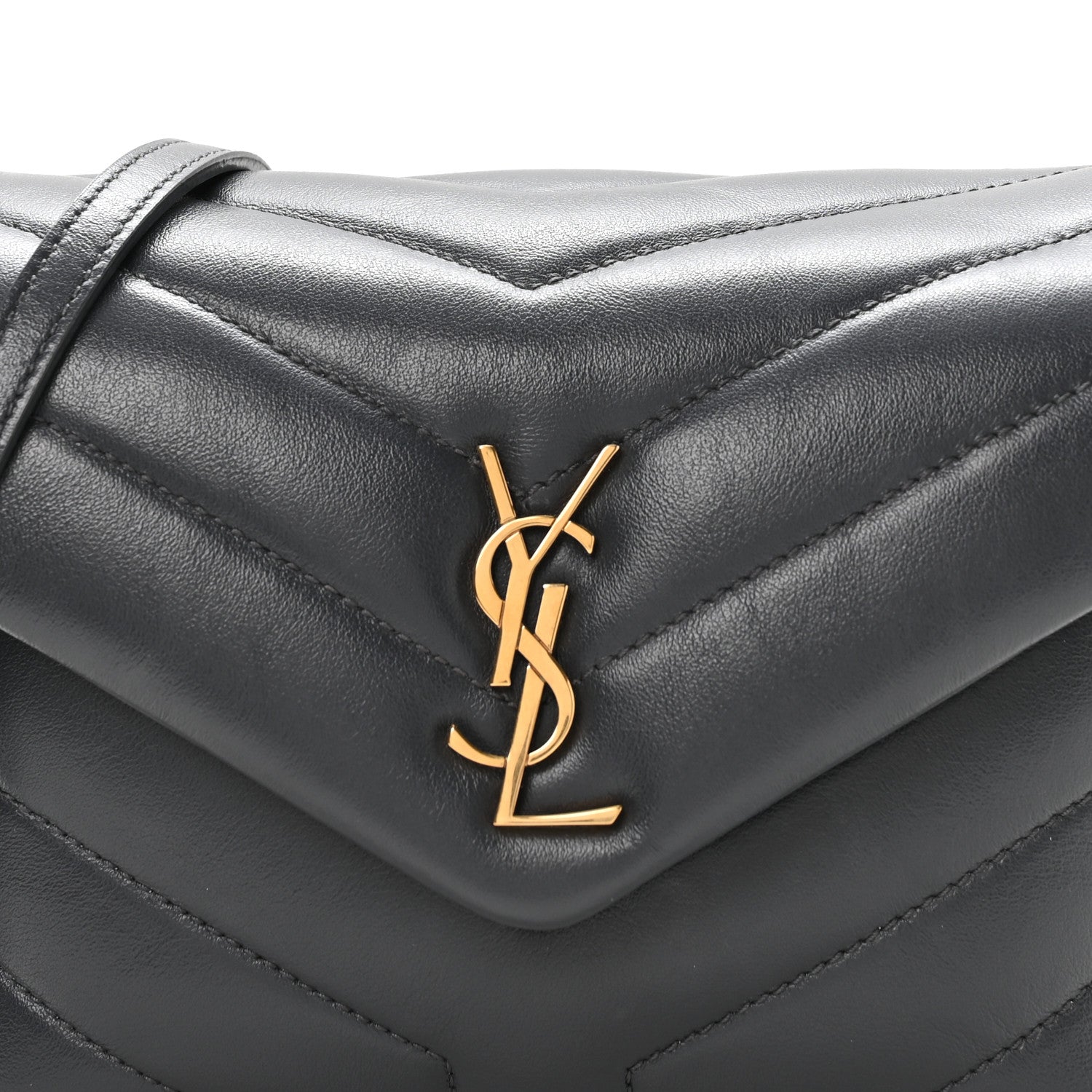 Calfskin Y Quilted Monogram Toy Loulou Crossbody Bag Storm