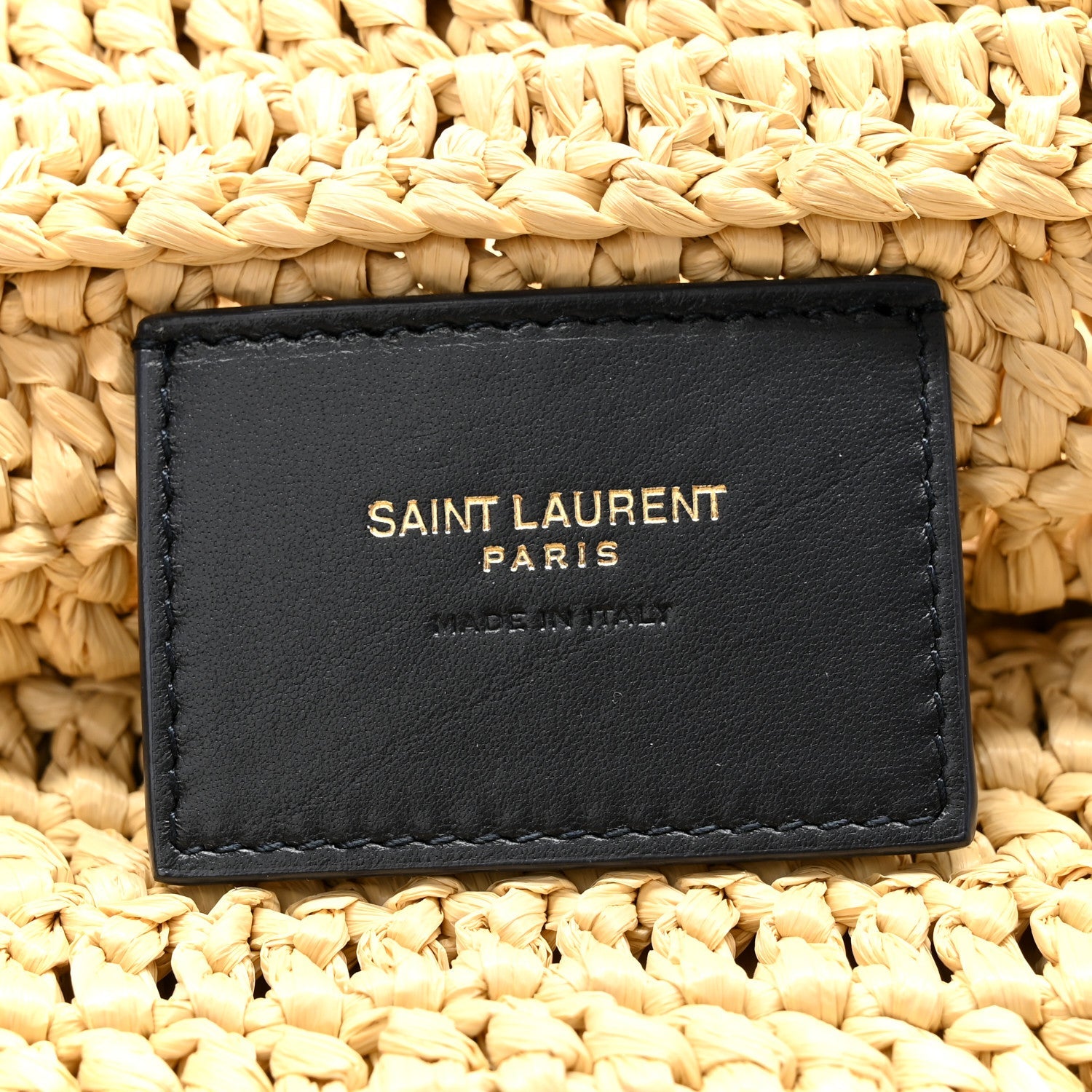 Raffia Rive Gauche Tote Natural