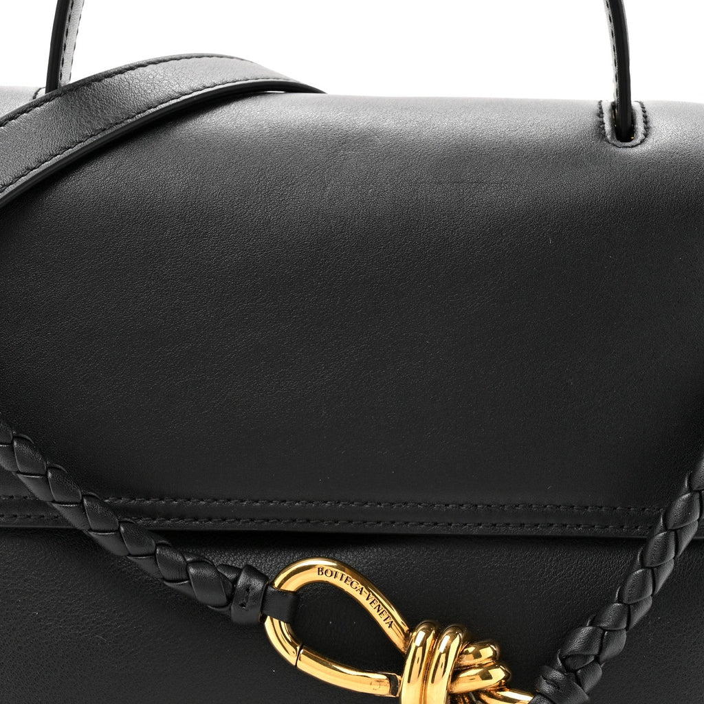 Silky Calfskin Small Ciao Ciao Black