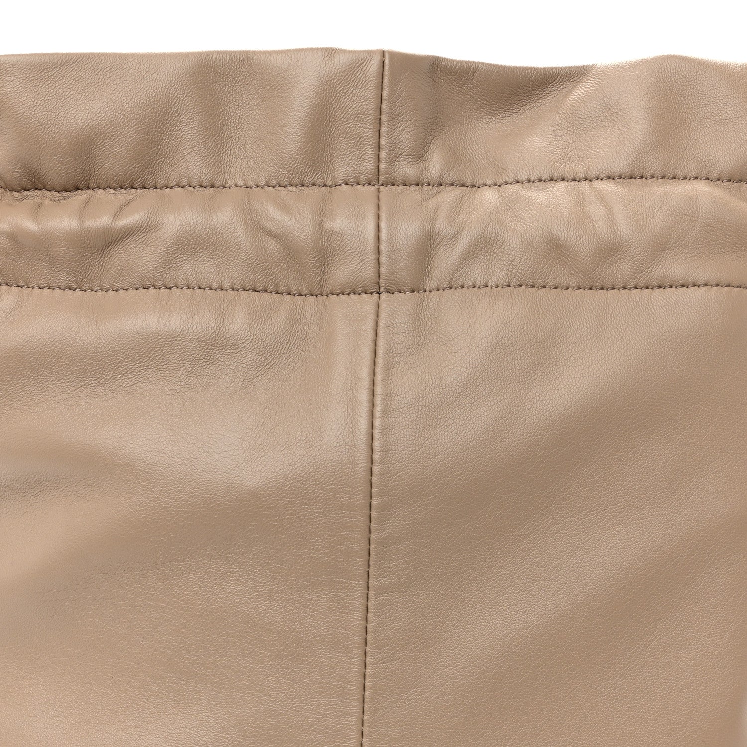 Lambskin Small Crystal Pouch Safari
