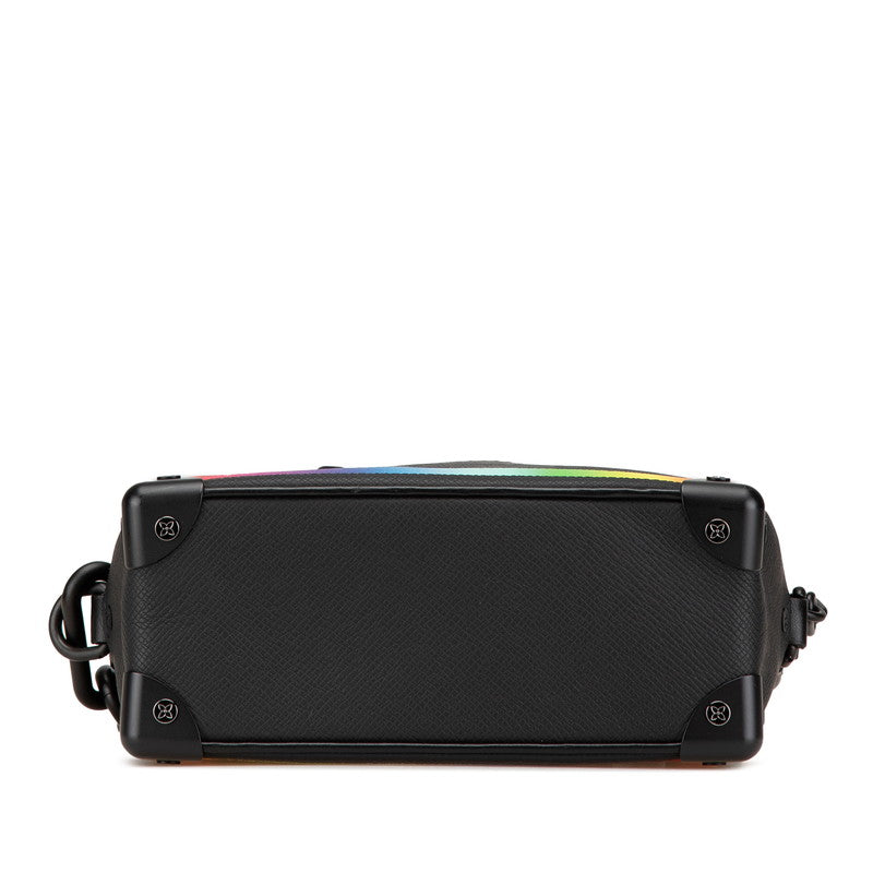 Louis Vuitton Mini Soft Trunk Taiga Leather Shoulder Bag