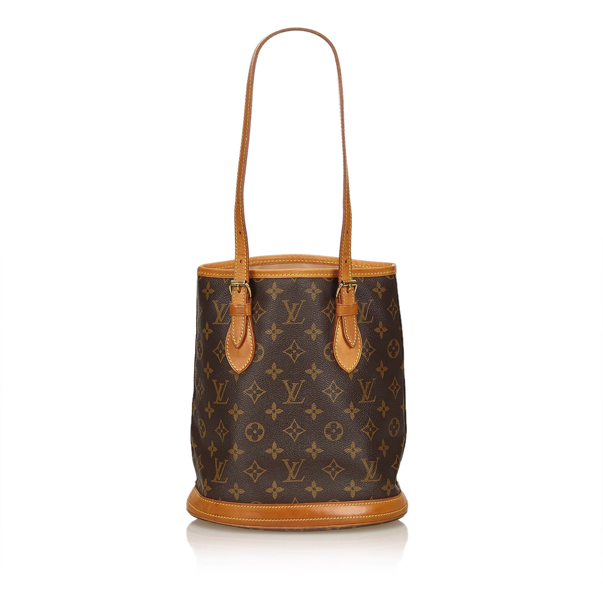Louis Vuitto Petit Bucket Monogram Canvas Tote Bag
