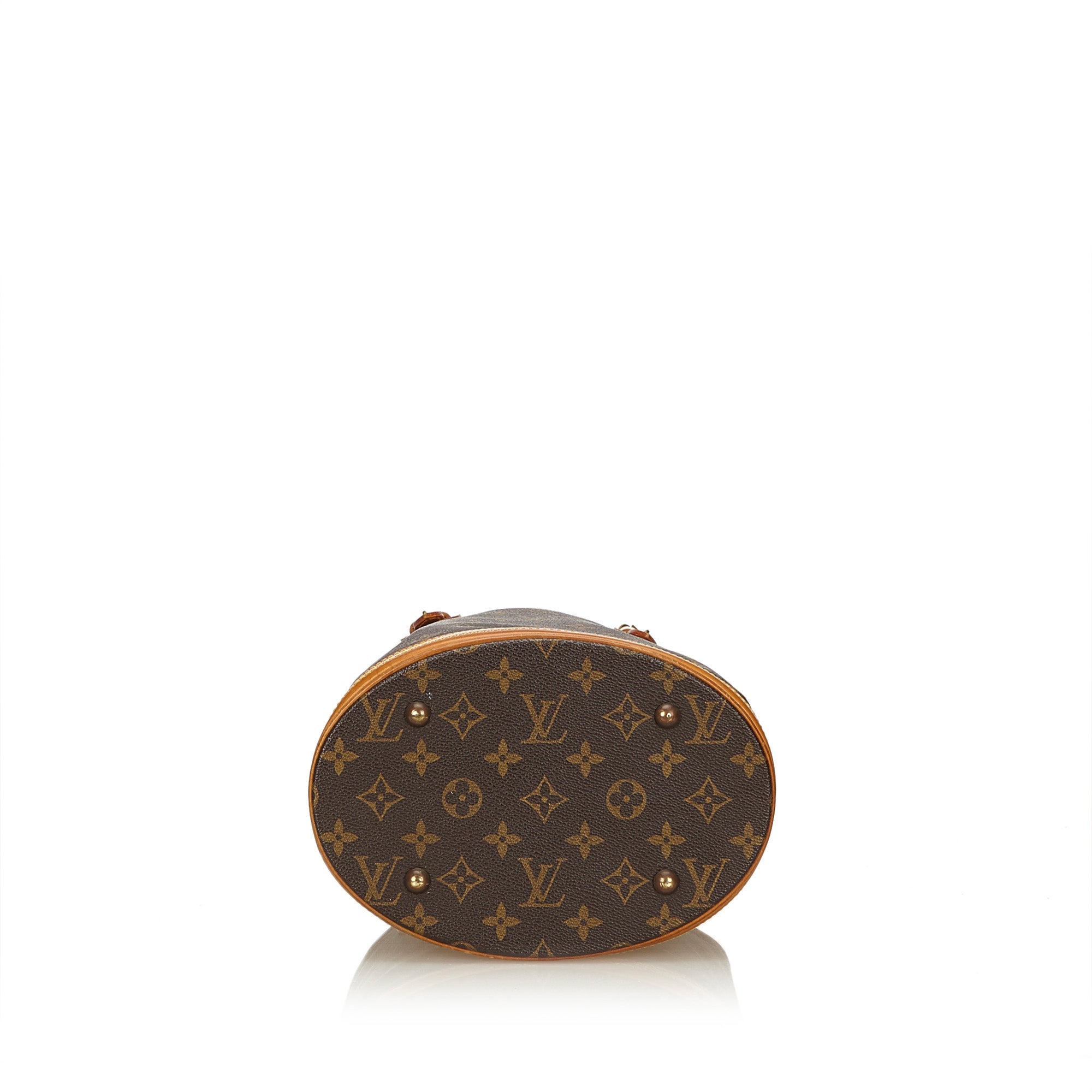 Louis Vuitto Petit Bucket Monogram Canvas Tote Bag