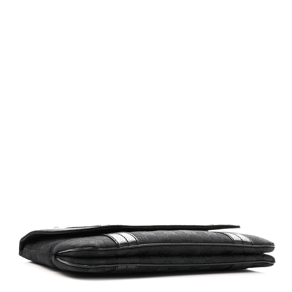 Monogram Satchel Black