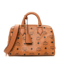 Visetos Small Ella Boston Bag Cognac