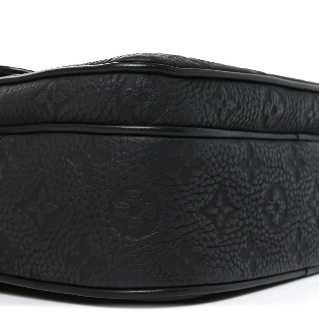 Taurillon Monogram S Lock Messenger Black