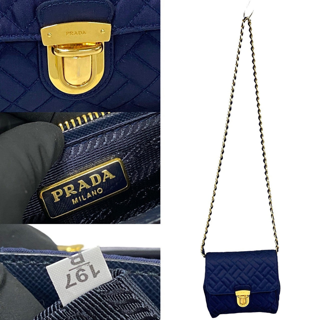 Prada Nylon Quilted Mini Shoulder Bag