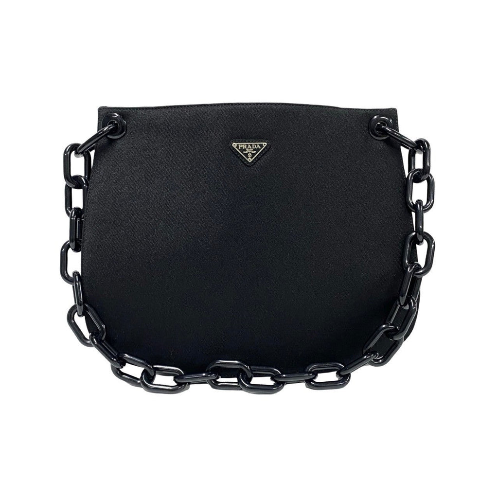 Prada Triangle Logo Canvas 2way Shoulder Bag