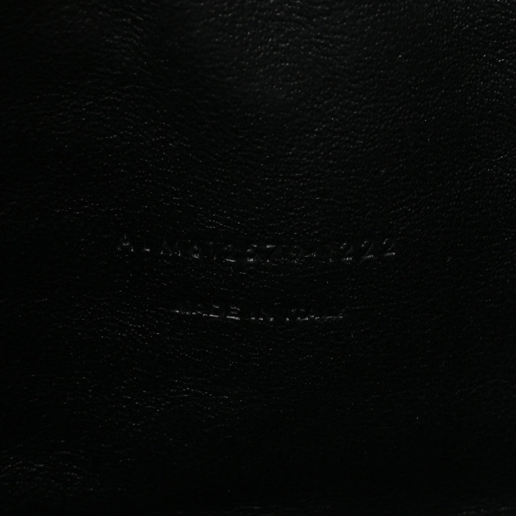 Grain De Poudre Matelasse Monochrome Monogram Mini Lou Camera Bag Black
