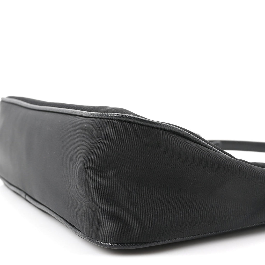 Re-Nylon Saffiano Mini Re-Edition 2005 Bag Black